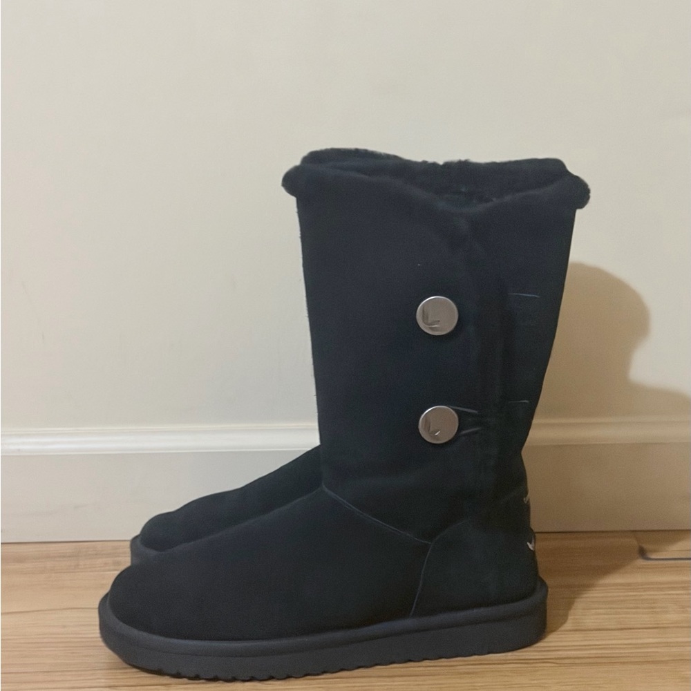 Koolaburra Women's Black Winter Boots - Picture 3 of 10